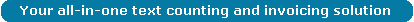 Word counting and line counting software for translation and transcription industry